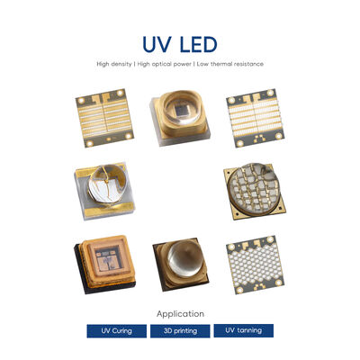 Disesuaikan 3w 3838 Series 340-350nm UVB LED untuk Photometer Curing dan Coating Perawatan Medis