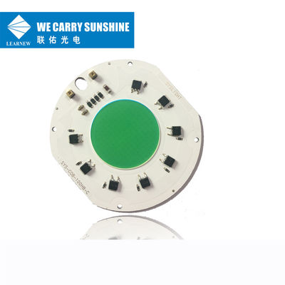 Efisiensi tinggi Super Aluminium AC LED COB 100W 220V 3000K flip chip R110mm