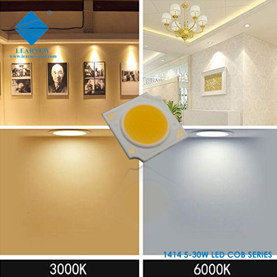 1414 Series COB LED chip 3W 5W 9W 15W 2700K 6500K 120-140lm/W R11mm Untuk lampu sorot LED