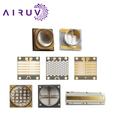 Chip LED UV 3.5x3.5mm 1W-50W 300-385nm untuk Pengobatan Medis