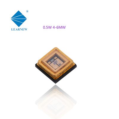 Chip LED UVC bertenaga tinggi 0,5W-1W dengan panjang gelombang 254nm dan substrat tembaga ALN untuk sterilisasi