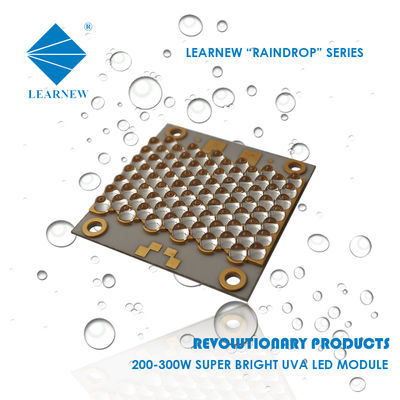 Chip LED UV bertenaga tinggi 35*35mm dengan panjang gelombang 365nm 385nm untuk aplikasi penyembuhan UV