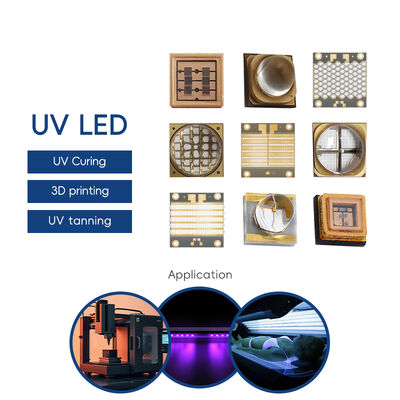 290nm UVB LED Chip 0.5W Daya dengan sudut sinar 120° untuk Peralatan Perawatan Medis