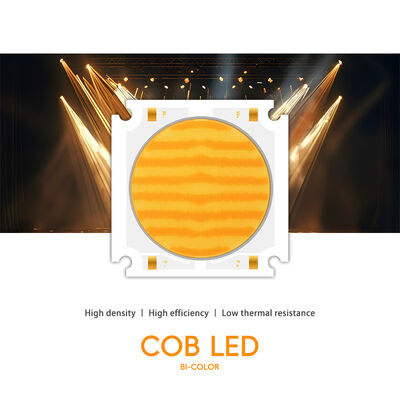 Grosir Efisiensi Cahaya Tinggi 300W+300W 5555 Bicolor High Power COB LED Chip High CRI 95 Putih COB untuk Film Video Light