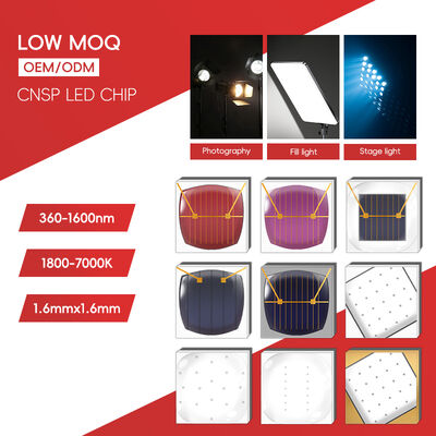 Lampu Depan Mobil LED Lampu Sorot LED 3W CSP CNSP 1616 SMD Chip LED Warna Putih Murni 1000mA 6500K